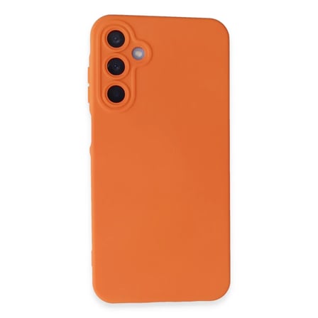 Newface Samsung Galaxy A05S Kılıf Nano içi Kadife Silikon - Turuncu