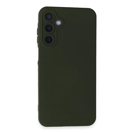 Newface Samsung Galaxy A05S Kılıf Nano içi Kadife Silikon - Koyu Yeşil