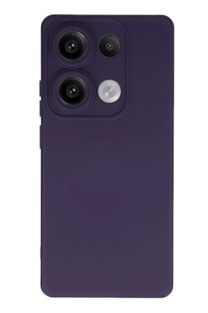 Newface Xiaomi Redmi Note 13 4G Kılıf Nano içi Kadife Silikon - Mor