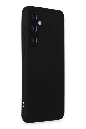 Newface Samsung Galaxy S24 Plus Kılıf Nano içi Kadife Silikon - Siyah