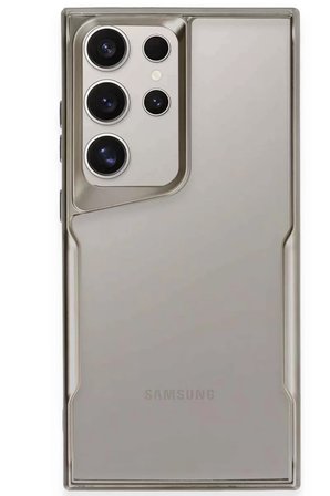 Newface Samsung Galaxy S24 Ultra Kılıf Boyi Silikon Kapak - Titan Gri