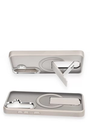Newface Samsung Galaxy S24 Tork Magsafe Standlı Kapak - Derin Mor