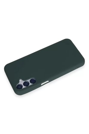 Newface Samsung Galaxy M15 Kılıf First Silikon - Koyu Yeşil