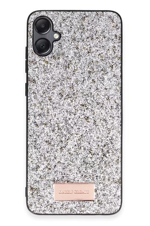 Onegif Samsung Galaxy A05 Bright Simli Kapak - Gümüş