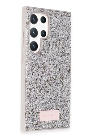 Onegif Samsung Galaxy S23 Ultra Bright Simli Kapak - Gümüş