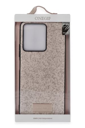 Onegif Xiaomi Redmi 13C Bright Simli Kapak - Gümüş