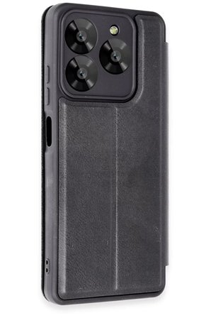 Newface General Mobile Era 30 Kılıf Flip Cover - Siyah