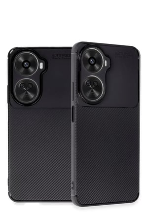 Newface Huawei Nova 12 SE Kılıf Auto Focus Karbon Kapak - Siyah