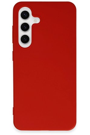 Newface Samsung Galaxy S24 Kılıf First Silikon - Kırmızı