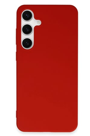 Newface Samsung Galaxy S24 Plus Kılıf First Silikon - Kırmızı