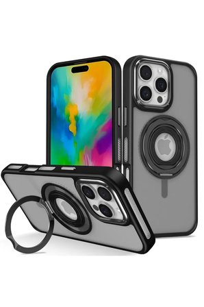 Joko Apple iPhone 16 Pro Max Banza Magsafe Standlı Kapak - Siyah