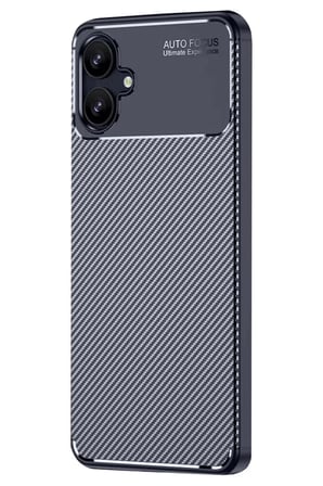 Newface Samsung Galaxy A06 Kılıf Auto Focus Karbon Kapak - Lacivert