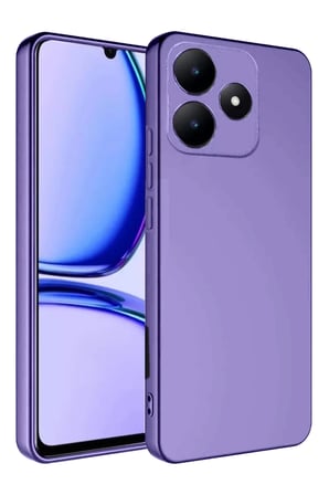 Newface Realme C61 Kılıf First Silikon - Lila