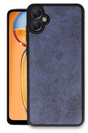 Newface Samsung Galaxy A06 Kılıf Aras Deri Kapak - Lacivert