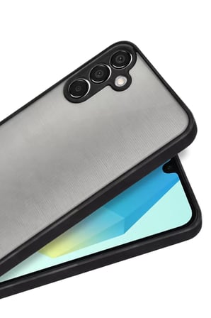 Newface Samsung Galaxy A16 5G Kılıf Montreal Silikon Kapak - Siyah