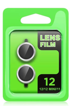 Newface Apple iPhone 11 Raze Metal Kamera Lens - Mavi