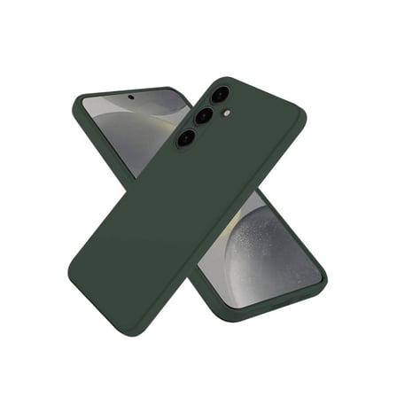 Newface Samsung Galaxy A56 Kılıf First Silikon - Koyu Yeşil