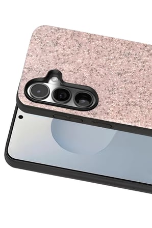 Onegif Samsung Galaxy S25 Plus Bright Simli Kapak - Pembe