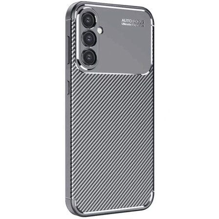 Newface Samsung Galaxy A16 5G Kılıf Auto Focus Karbon Kapak - Gri