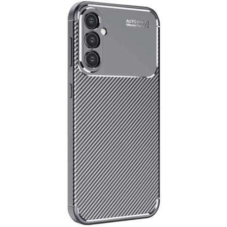 Newface Samsung Galaxy A16 5G Kılıf Auto Focus Karbon Kapak - Gri