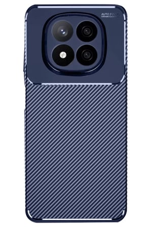 Newface Xiaomi Redmi Note 14 Pro 4G Kılıf Auto Focus Karbon Kapak - Lacivert