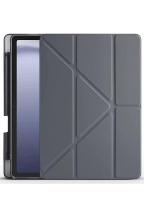Newface Huawei Honor Pad X9 11.5 Kılıf Kalemlikli Mars Tablet Kılıfı - Koyu Gri