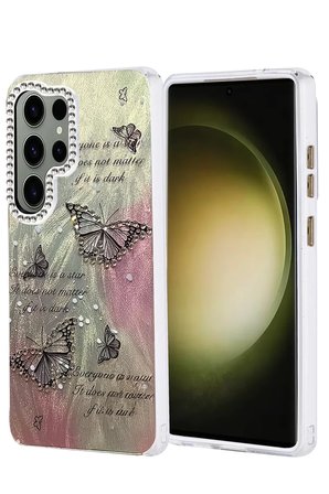 Newface Samsung Galaxy S25 Ultra Kılıf Blade Aynalı Desenli Kapak - Desen 6