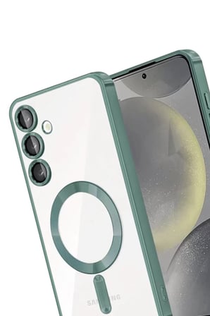 Newface Samsung Galaxy A36 Kross Magneticsafe Kapak - Koyu Yeşil