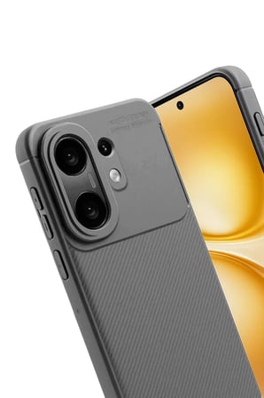 Newface Vivo X200 FE Auto Focus Karbon Kapak -Gri
