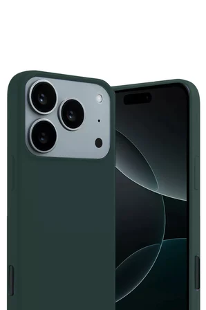 Newface Apple iPhone 17 Pro Max First Silikon - Koyu Yeşil