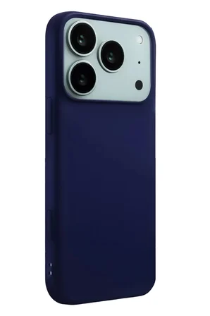 Newface Apple iPhone 17 Pro Nano içi Kadife Silikon - Lacivert