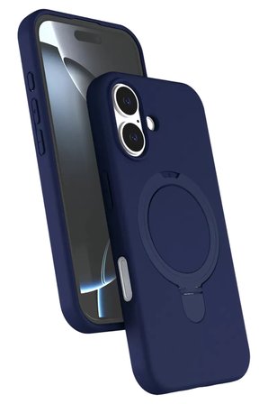 Newface Apple iPhone 17 Regal Magsafe Standlı Kapak - Lacivert