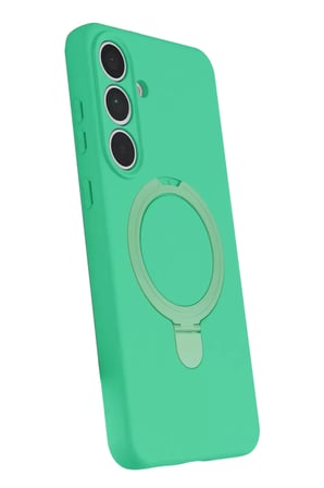 Newface Samsung Galaxy S25 FE Regal Magsafe Standlı Kapak - Yeşil