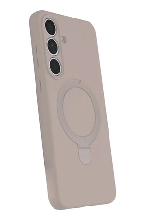 Newface Samsung Galaxy S24 FE Regal Magsafe Standlı Kapak - Çöl Titanyum