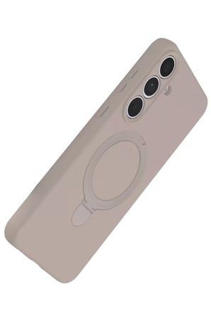 Newface Samsung Galaxy S24 FE Regal Magsafe Standlı Kapak - Çöl Titanyum