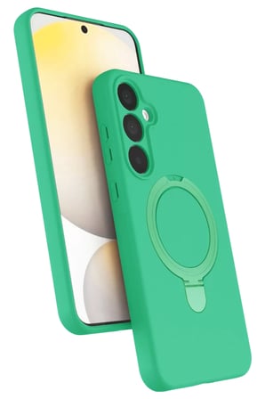Newface Samsung Galaxy A55 5G Regal Magsafe Standlı Kapak - Yeşil