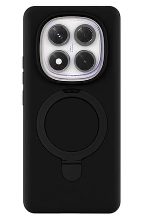 Newface Xiaomi Redmi Note 14 Pro 4G Regal Magsafe Standlı Kapak - Siyah