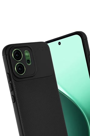 Newface Oppo Reno 14F Auto Focus Karbon Kapak - Siyah