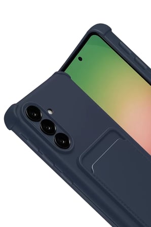Newface Samsung Galaxy A17 5G Kelvin Kartvizitli Silikon - Lacivert
