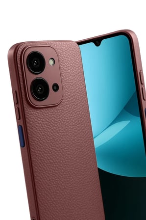Newface Xiaomi Redmi 15C 4G Thermax Silikon Kılıf - Bordo