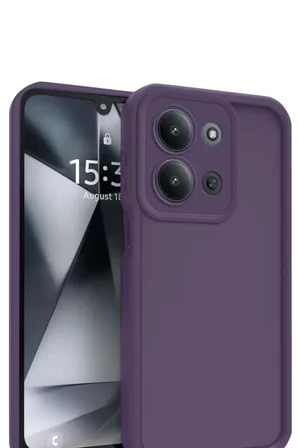 Newface Xiaomi Redmi 15C 4G Viera Silikon - Mürdüm