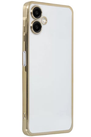 Newface Samsung Galaxy A07 4G Razer Lensli Silikon - Gold