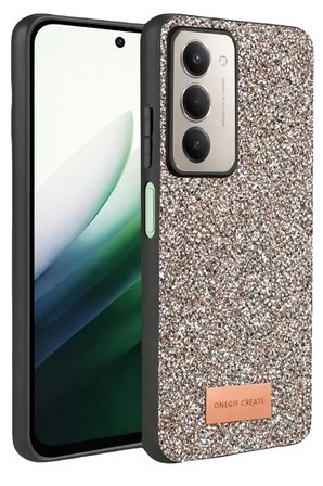 Onegif Xiaomi Redmi 15 4G Bright Simli Kapak - Gümüş