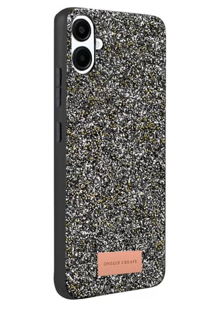 Onegif Samsung Galaxy A07 4G Bright Simli Kapak - Gold
