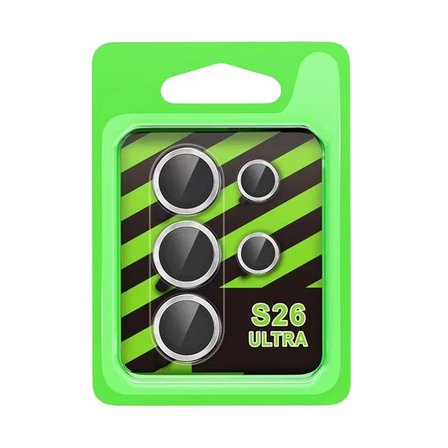 Newface Samsung Galaxy S26 Ultra Raze Metal Kamera Lens - Gümüş