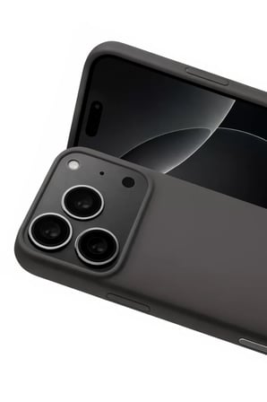 Newface Apple iPhone 17 Pro Max Nano içi Kadife Silikon - Gri