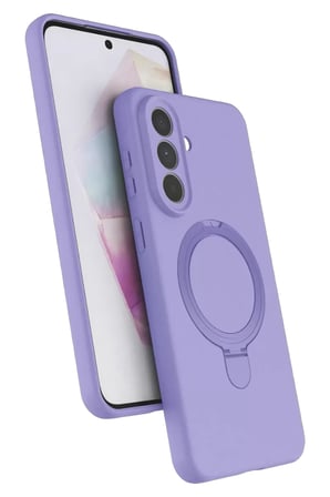 Newface Samsung Galaxy A57 5G Regal Magsafe Standlı Kapak - Lila