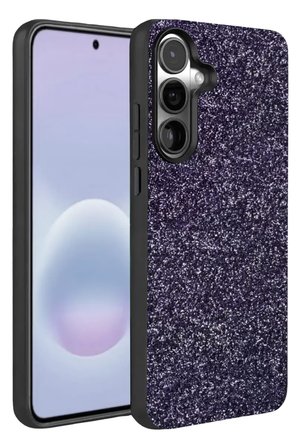 Onegif Samsung Galaxy A37 5G Bright Simli Kapak - Derin Mor