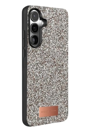 Onegif Samsung Galaxy A37 5G Bright Simli Kapak - Gümüş