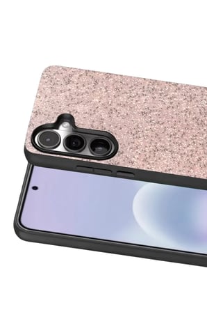 Onegif Samsung Galaxy A37 5G Bright Simli Kapak - Pembe